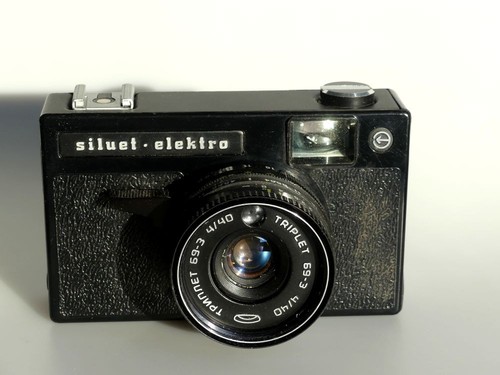 Kamera siluet elektro - siluet,