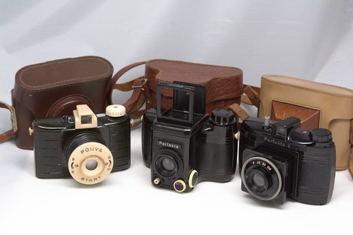 Rollfilmkameras konvolut - im,