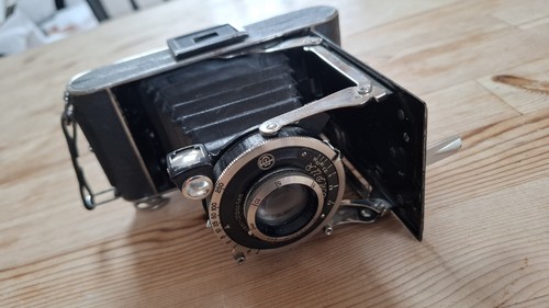 Vintage faltkamera - vintage,